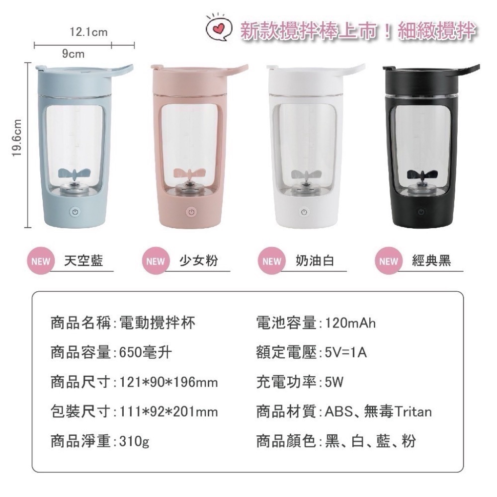 ＂24HR現貨秒出＂附發票/馬卡龍3色隨行果汁機/最新一代4色攪拌杯🥂奶油白/少女粉/經典黑/天空藍🔥肽纖飲可可奶茶-細節圖5