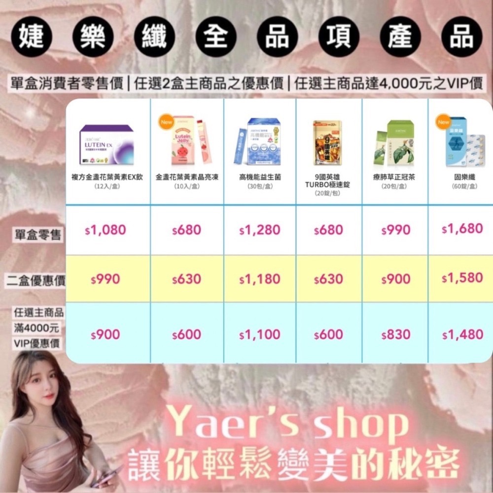 婕樂纖/快速出貨免運現貨🔥刷卡分期|附發票💳五纖混搭組合 | 任選2盒優惠 | 混品4000vip🔥💎官方授權-細節圖4