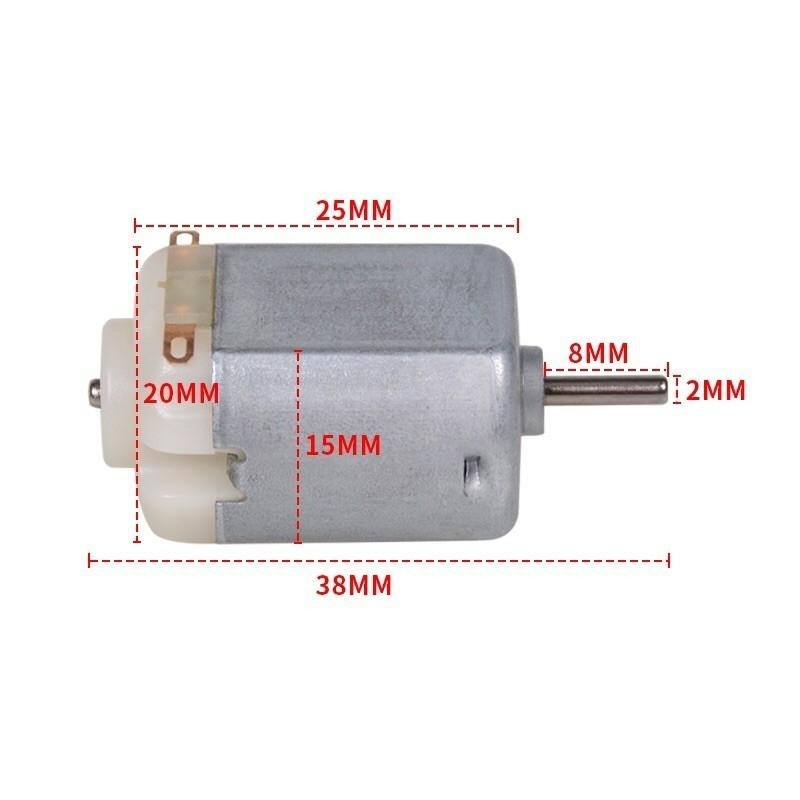 瘋火輪@ F130 微型直流馬達 適合學校教學、科學實驗、自製小型玩具、小型遙控車、小風扇 非強磁馬達 非動力馬達-細節圖2