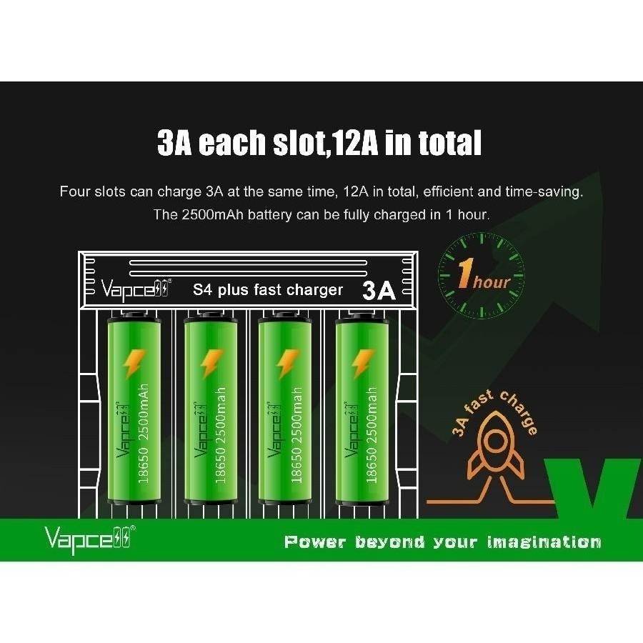 瘋火輪@ Vapcell S4plus S4+ V3 超級充電器 容量內阻檢測 修復 可充帶保護板21700 26650-細節圖2