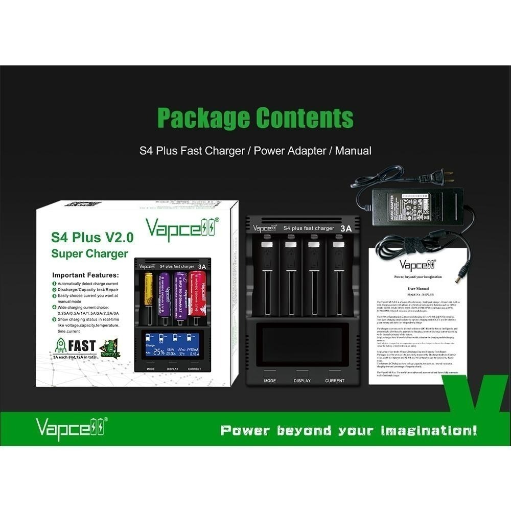 瘋火輪@ Vapcell S4plus S4+ V3 超級充電器 容量內阻檢測 修復 可充帶保護板21700 26650-細節圖9