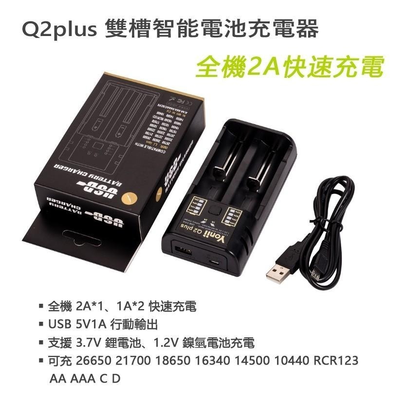 Q1 Q2plus Q4 USB TYPE-C 智能快速電池充電器 可充 26650 21700 18650 鎳氫電池-細節圖7