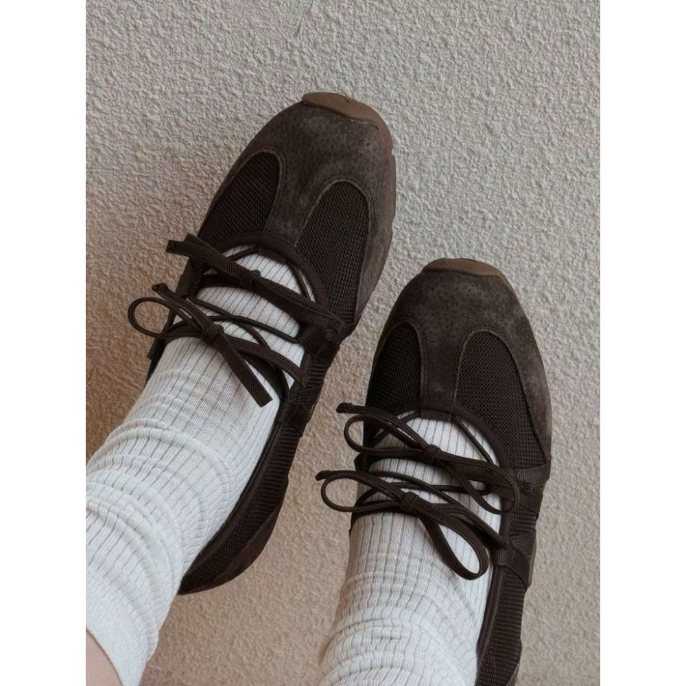 // HANLISHA🇰🇷韓國代購 // 東大門代購 [現貨當日寄]+預購 韓國網紅熱銷款 真皮蝴蝶結增高芭蕾運動鞋-規格圖8