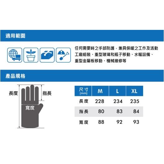 【Panrico 百利世】Cut A7防割防滑觸控手套 防割手套 防切割手套ANSI A7及EN388 防切割最高級-細節圖9