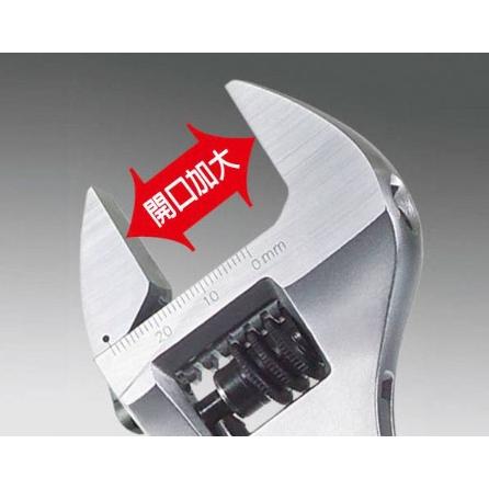 【Panrico 百利世 】棘輪式活動扳手人體工學 棘輪式開口扳手 棘輪扳手 活動板手 手工具 8吋 10吋-細節圖4