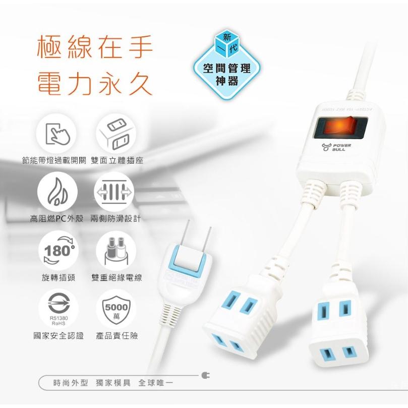 【聖岡科技Dr.AV】PB-264 旗艦級Y型1切4插2P分接線(0.4/1米) 國家認證-細節圖3