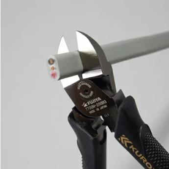 現貨 全新日本平輸原裝進口 FUJIYA 斜口鉗 強力斜口鉗 7700N-175BG、7700N-200BG薄刃偏芯-細節圖3