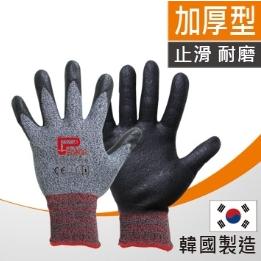 【Panrico 百利世】韓國NiTex P-200 加厚型工作防滑手套 防滑手套 透氣防滑工作手套(灰色)