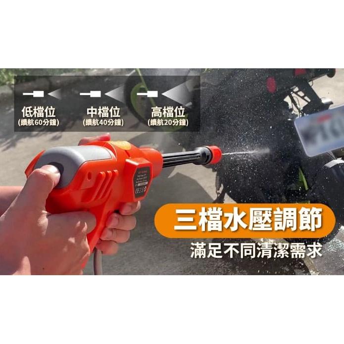 【Panrico 百利世】可用牧田電池 附水桶 百利世 PANRICO 20V手持無線鋰電高壓清洗機 園藝 澆花 冷氣機-細節圖2