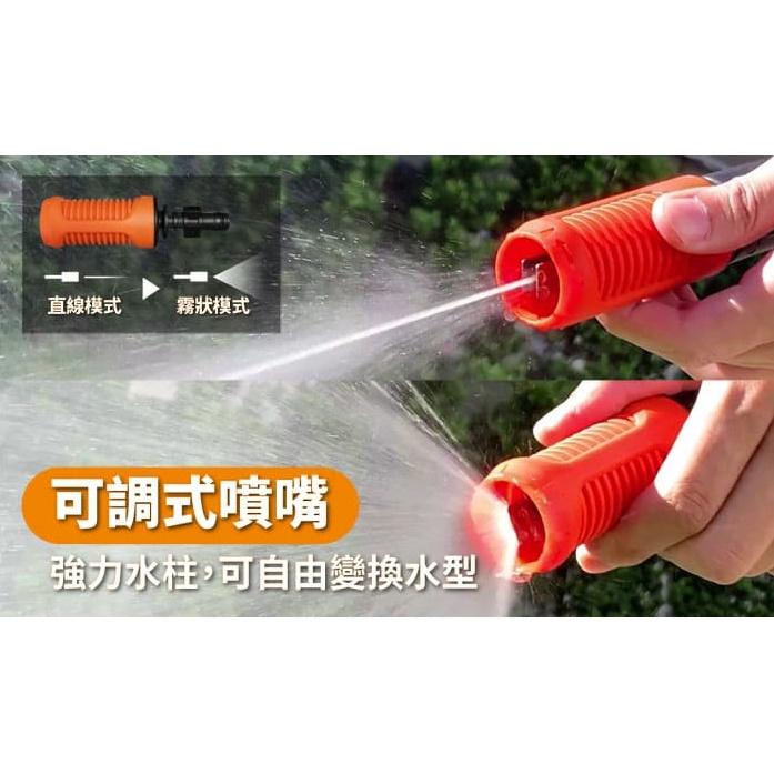 【Panrico 百利世】可用牧田電池 附水桶 百利世 PANRICO 20V手持無線鋰電高壓清洗機 園藝 澆花 冷氣機-細節圖3