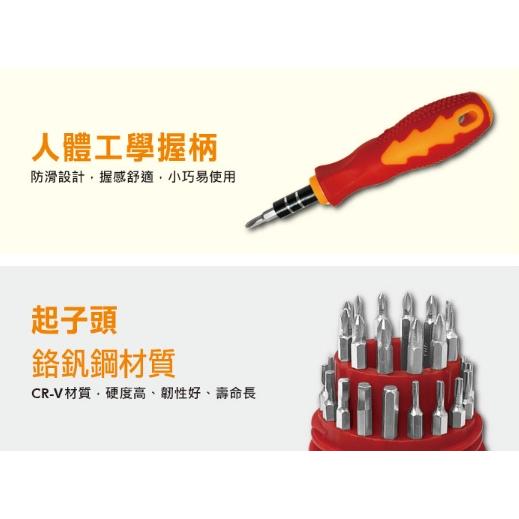 Panrico 百利世 30合1 塔形精密起子組 精修螺絲工具組 精密螺絲起子套裝組 精密起子 起子頭 螺絲起子 起子組-細節圖4