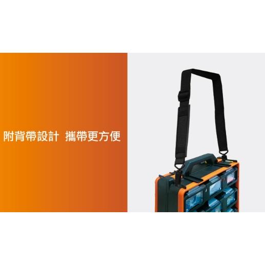 【Panrico 百利世】可拆式14件組合式零件盒零件收納箱 手工藝品材料收納盒 零件收納盒 零件工具盒工具箱 零件箱-細節圖6