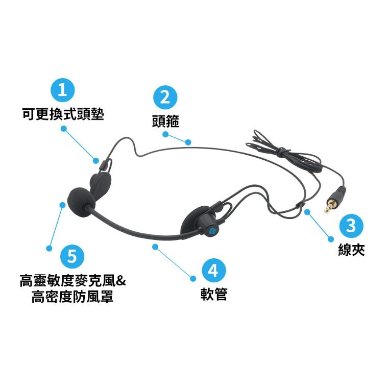 【CAROL】超輕量頭戴式3.5mm麥克風 H-808教師演講推薦 使用省力 久戴舒適-細節圖3