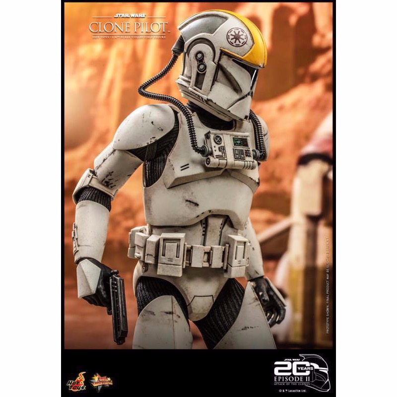 Hot Toys MMS648 星際大戰 20週年紀念款 複製人飛行員 Clone Pilot 1/6  代理版 全新-細節圖2