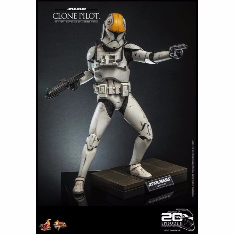 Hot Toys MMS648 星際大戰 20週年紀念款 複製人飛行員 Clone Pilot 1/6  代理版 全新-細節圖5