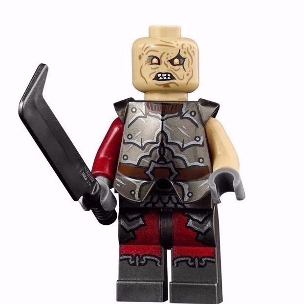 LEGO 魔戒 10333 半獸人 頭盔  巴拉多塔 樂高 LEGO 人偶拆賣-規格圖1