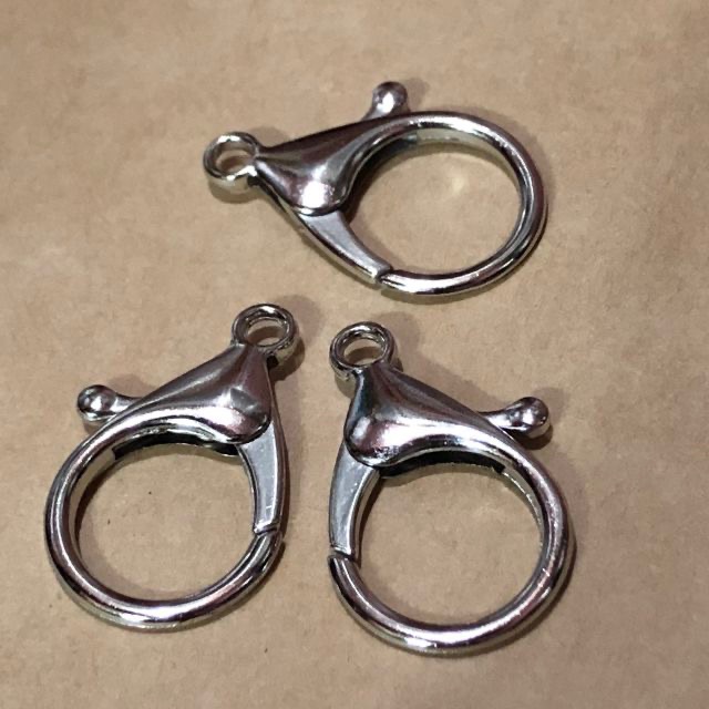 3入龍蝦扣 鑰匙圈 鑰匙圈吊飾 龍蝦扣 鑰匙鏈 鑰匙扣 材料 DIY 配件 汽車鑰匙圈 手作吊飾材料 鑰匙-細節圖2