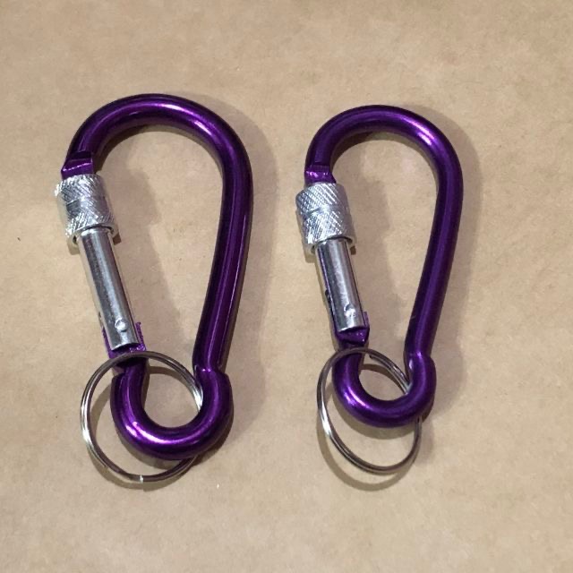 8號葫蘆鎖扣 鎖扣 水壺扣 登山扣 勾扣 繩扣 8字鎖扣 登山包扣 鑰匙扣 快掛扣 外掛扣 背包掛扣 金屬扣-細節圖3