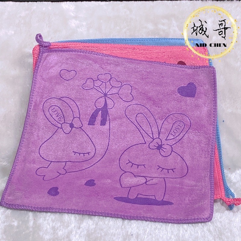 印花抹布 超細纖維 超吸水 清潔布 抹布 擦拭布 擦手巾 方巾 開纖抹布 除塵擦拭巾 不留棉絮 吸水抹布-細節圖3