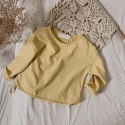 Baby_Shop童裝世界 平價童裝 小童素色寬鬆長袖上衣-規格圖8