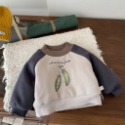 Baby_Shop童裝世界 平價童裝 嬰幼兒童 拼色加絨長袖上衣-規格圖8