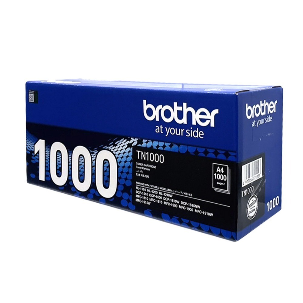 Brother TN-1000 原廠黑色碳粉匣 適用 HL-1210W/DCP-1610W/MFC-1910W-細節圖3