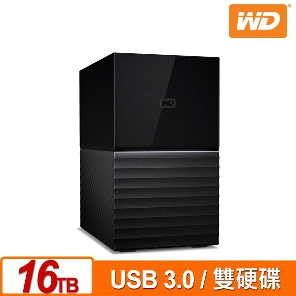 WD My Book Duo 16TB(8TBx2) 3.5吋雙硬碟儲存 WDBFBE0160JBK-細節圖2