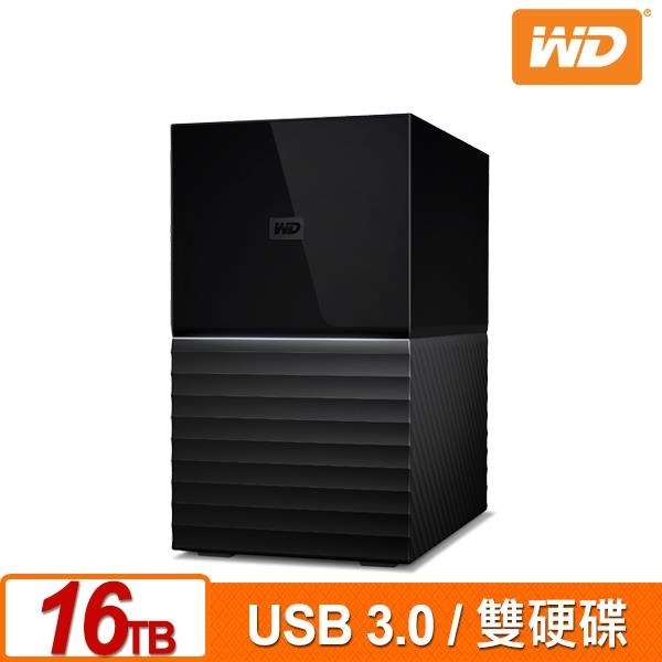 WD My Book Duo 16TB(8TBx2) 3.5吋雙硬碟儲存 WDBFBE0160JBK-細節圖3