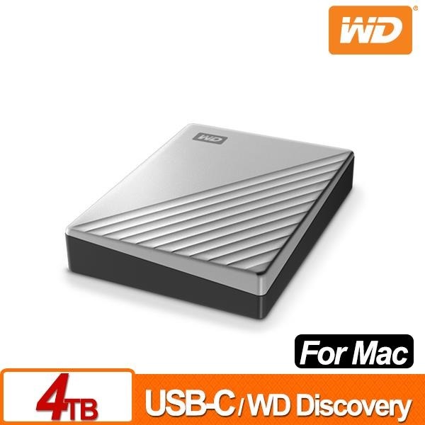 WD My Passport Ultra for Mac 4TB 2.5吋行動硬碟 WDBPMV0040BSL-細節圖3