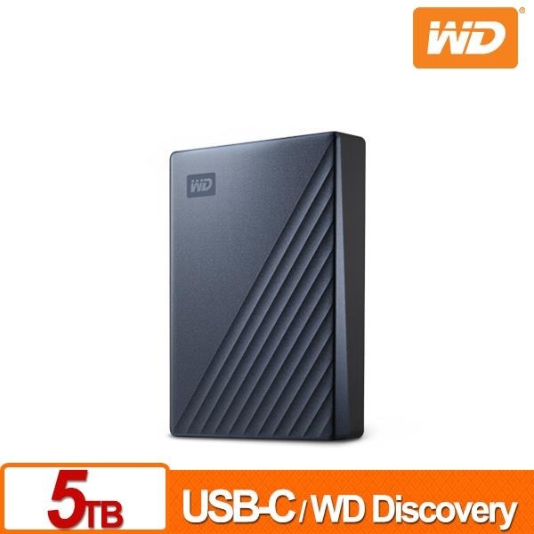 WD My Passport Ultra 5TB(星曜藍) 2.5吋USB-C行動硬碟 WDBFTM0050BBL-細節圖2