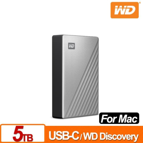 WD My Passport Ultra for Mac 5TB 2.5吋行動硬碟 WDBPMV0050BSL
