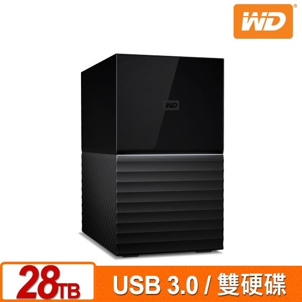 WD My Book Duo 28TB(14TBx2) 3.5吋雙硬碟儲存 WDBFBE0280JBK-細節圖2