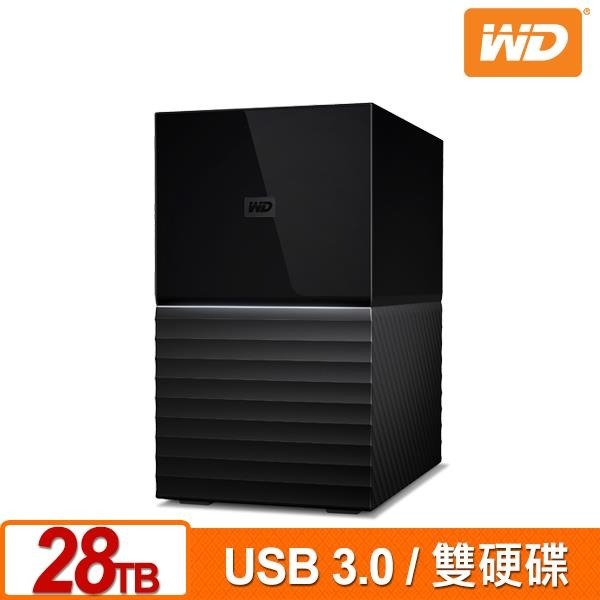 WD My Book Duo 28TB(14TBx2) 3.5吋雙硬碟儲存 WDBFBE0280JBK-細節圖3