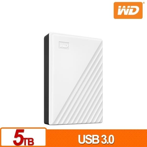WD My Passport 5TB(白) 2.5吋行動硬碟 WDBPKJ0050BWT-細節圖2