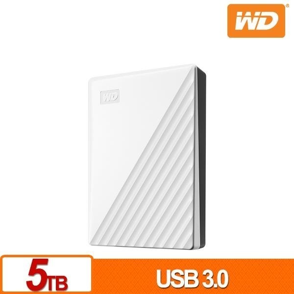 WD My Passport 5TB(白) 2.5吋行動硬碟 WDBPKJ0050BWT-細節圖3