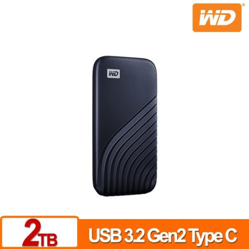 WD My Passport SSD 2TB(藍) 外接式SSD固態硬碟 WDBAGF0020BBL