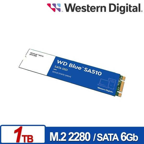 WD 藍標 SA510 1TB M.2 2280 SATA SSD WDS100T3B0B-細節圖3