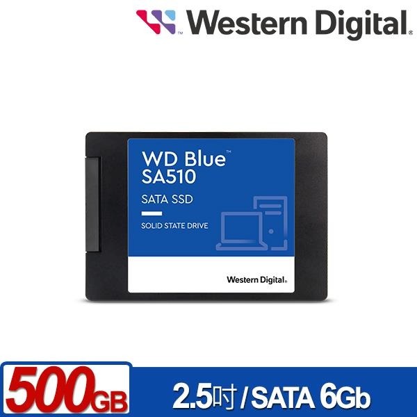 WD 藍標 SA510 500GB 2.5吋SATA SSD WDS500G3B0A-細節圖3