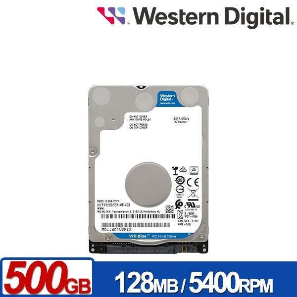 WD 藍標 500GB(7mm) 2.5吋硬碟 WD5000LPZX 內接硬碟-細節圖2