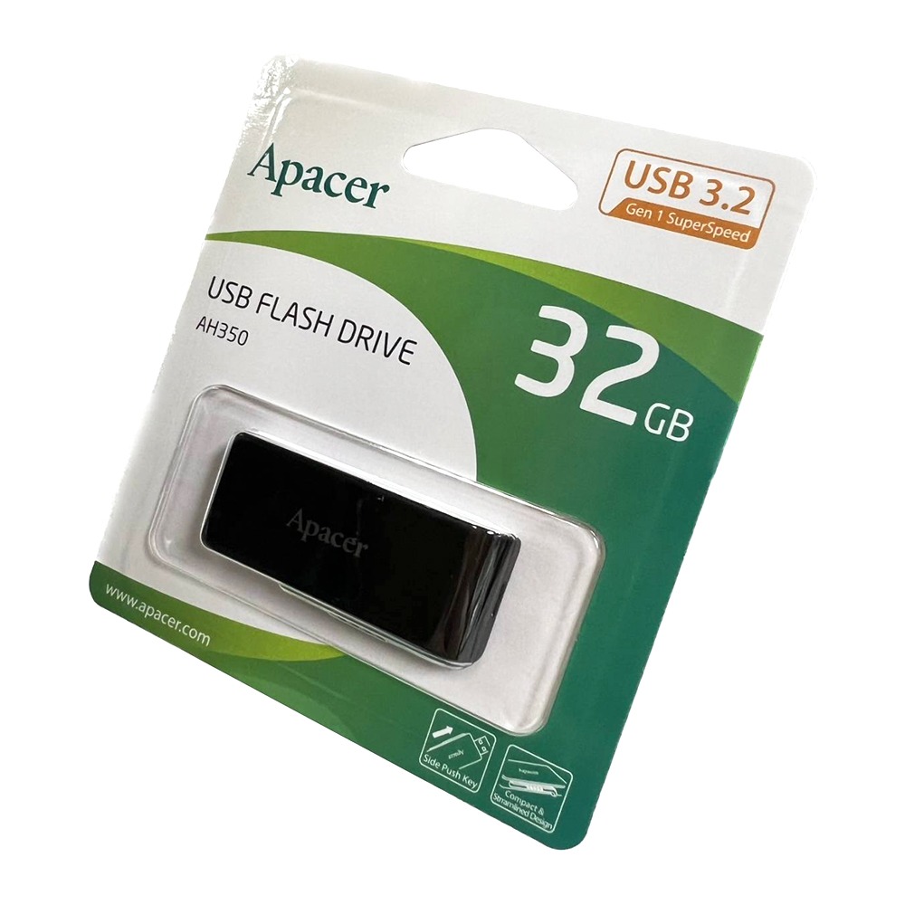 【現貨】Apacer 宇瞻 AH350 USB 3.2 Gen 1 32GB 隨身碟 行動碟-細節圖2