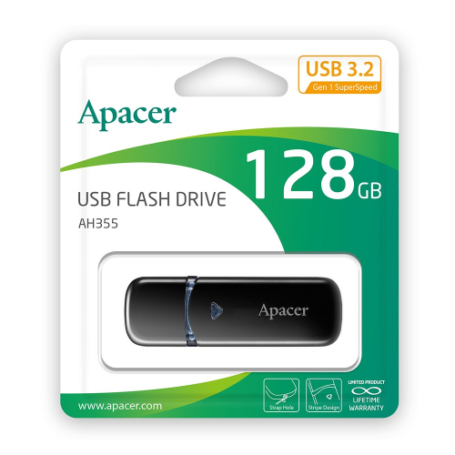 Apacer 宇瞻 AH355 USB 3.2 Gen 1 128GB 隨身碟