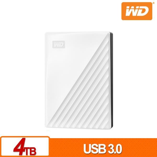 WD My Passport 4TB(白) 2.5吋行動硬碟 WDBPKJ0040BWT-細節圖3