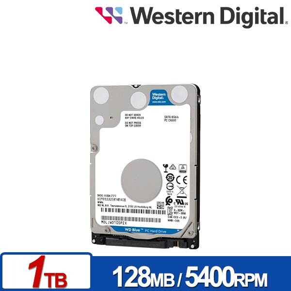 WD 藍標 1TB(7mm) 2.5吋硬碟 WD10SPZX 內接硬碟-細節圖2