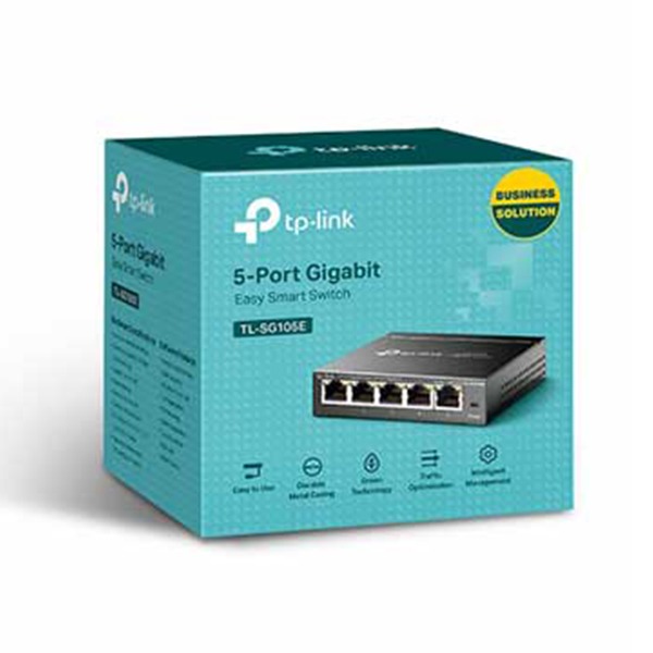 TP-LINK 5埠Gigabit簡易智慧型交換器 TL-SG105E(UN)-細節圖5