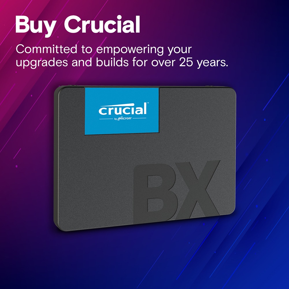 Crucial BX500 240GB 3D NAND SATA 2.5 英吋 SSD CT240BX500SSD1-細節圖5