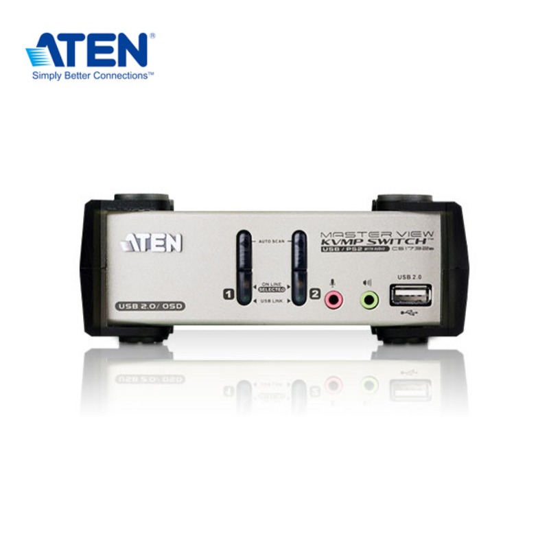 【預購】ATEN CS1732B 2埠 PS/2-USB VGA/音訊 KVMP™多電腦切換器(具備OSD功能)-細節圖2