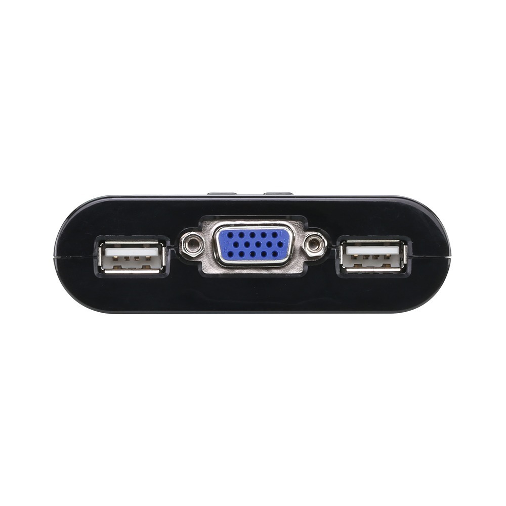 【預購】ATEN CS22U 2埠USB VGA帶線式KVM多電腦切換器(外接式切換按鍵)-細節圖2