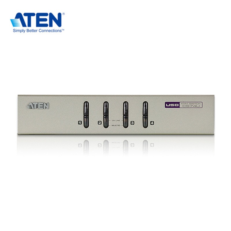 【預購】ATEN CS74U 4埠USB VGA/音訊 KVM多電腦切換器-細節圖3