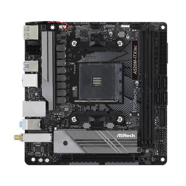 ASRock 華擎 A520M-ITX/ac AMD AM4 Mini-ITX 主機板-細節圖2