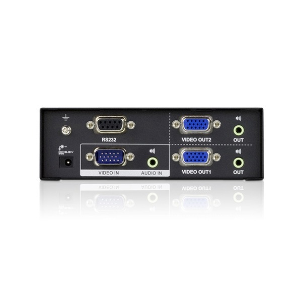 【預購】ATEN VS0102 2埠VGA/音訊分配器 (頻寬450MHz)-細節圖2
